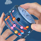 Magical Bean Rotate & Slide Puzzle: 3D Cylinder Fidget Toy