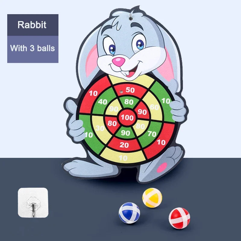 Montessori Safety Dart Board Game for Kids – Indoor Sports Toy (Ages 3-7)