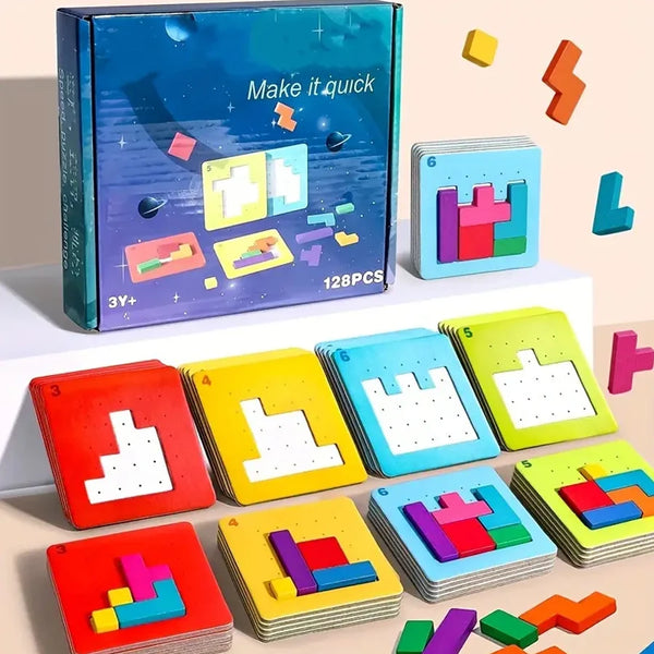 2-in-1 Matching Letter Spelling & Early Math Game for Kids