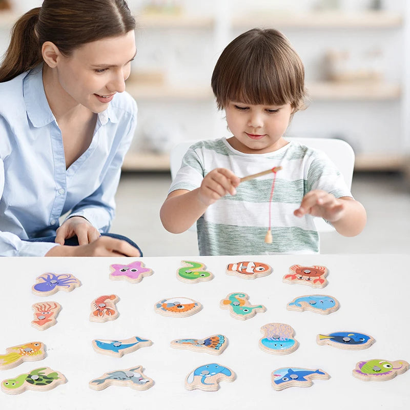 Under the Sea Wooden Fishing Toy
