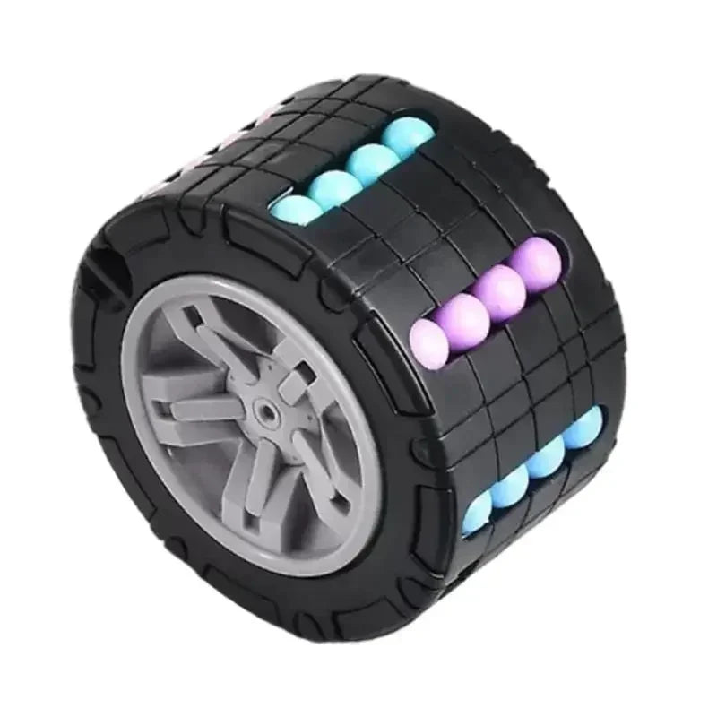 Magical Bean Rotate & Slide Puzzle: 3D Cylinder Fidget Toy