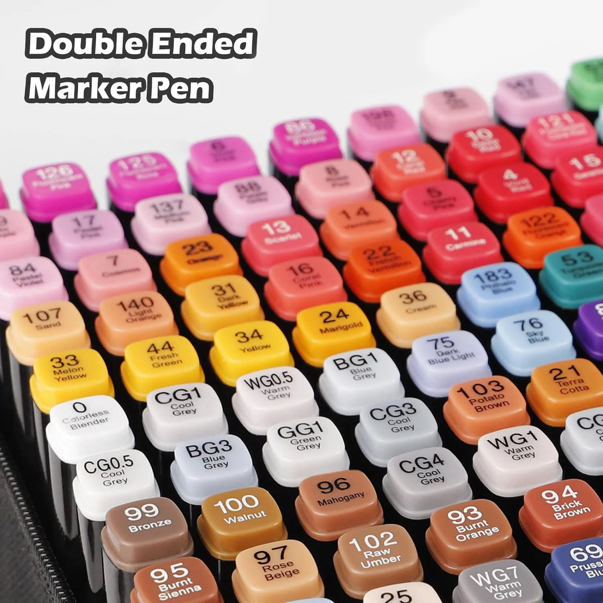 Dual Tip Alcohol Art Markers Set for Drawing & Sketching