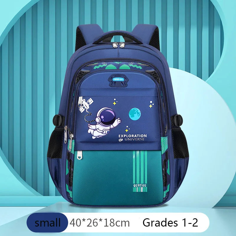 Waterproof Astronaut School Backpack for Boys