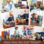 Mine World Magnetic Building Blocks | Kids STEM Magnet Cube Set