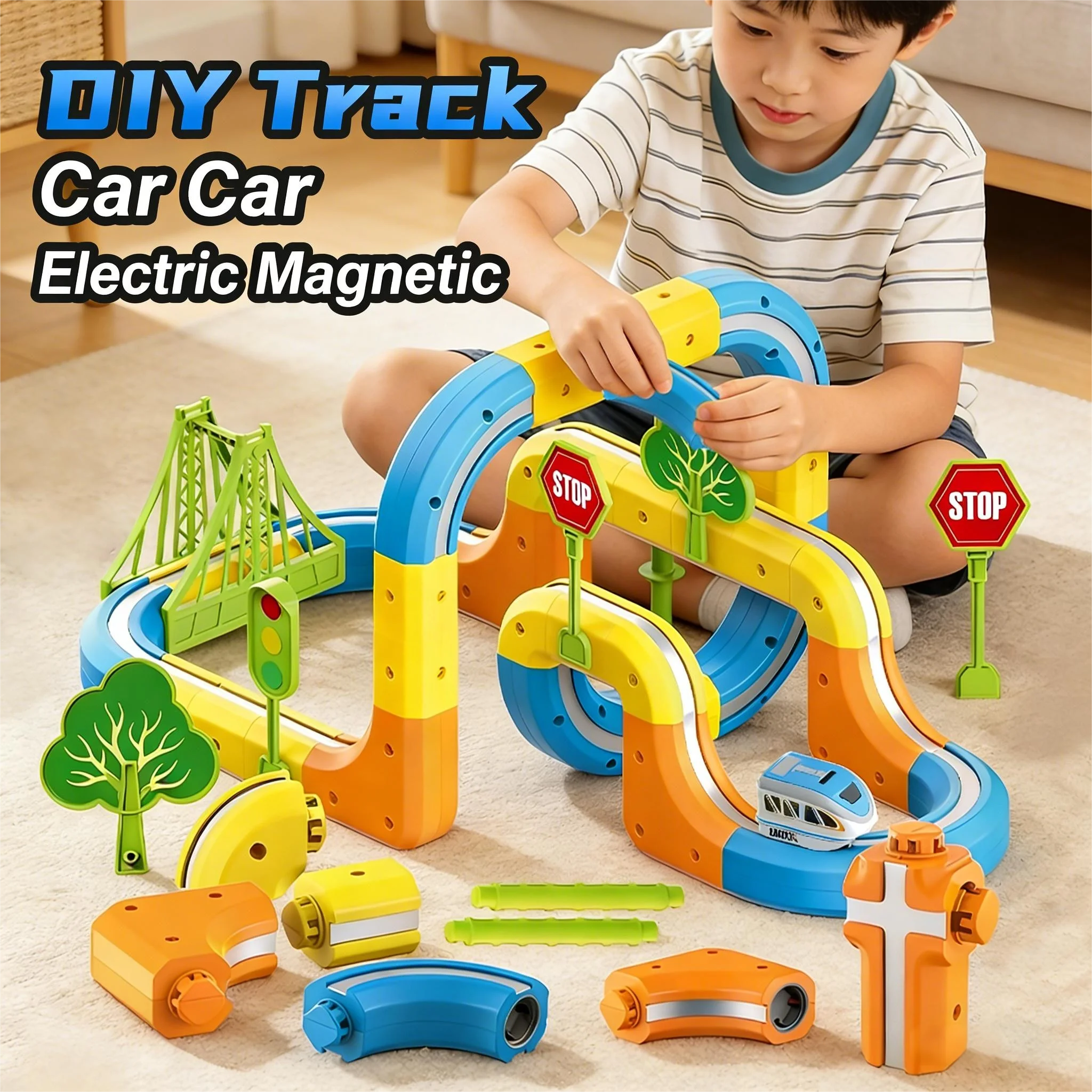 Anti-Gravity Electro - Magnetic Track Car