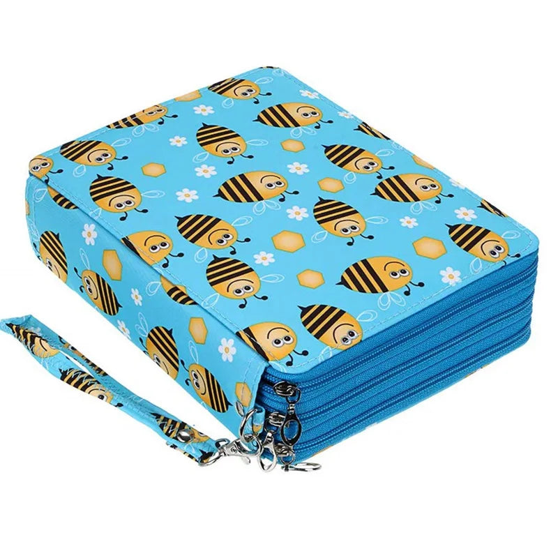 Large Capacity Multi-Slot School Pencil Case Organizer for Girls