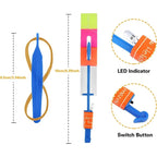 LED Slingshot Rocket Toy with Spinning Descent