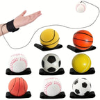 Wrist Bouncing Ball & Wristband Kit - Sports Designs