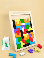 Montessori Colorful Wooden Tangram Puzzle