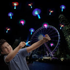 LED Slingshot Rocket Toy with Spinning Descent