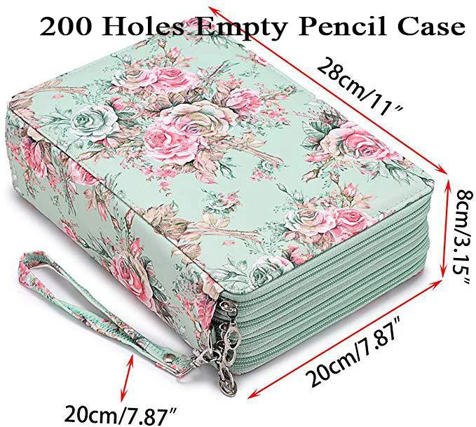Large Capacity Multi-Slot School Pencil Case Organizer for Girls