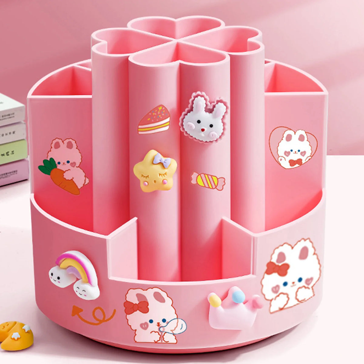 360° Rotating Desk Organizer & Pen Holder