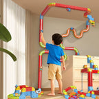DIY Electronic Kids Magic Train Building Blocks