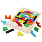 Montessori Colorful Wooden Tangram Puzzle
