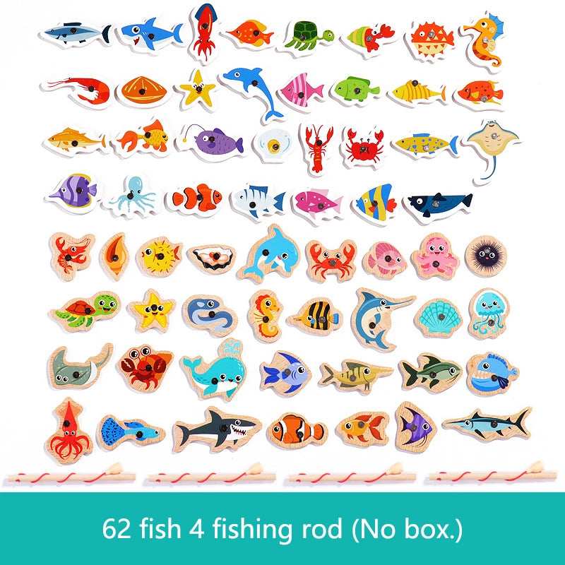Under the Sea Wooden Fishing Toy