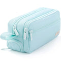 Large Capacity Multi-Compartment Zippered Pencil Pouch