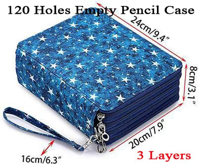 Large Capacity Multi-Slot School Pencil Case Organizer for Girls