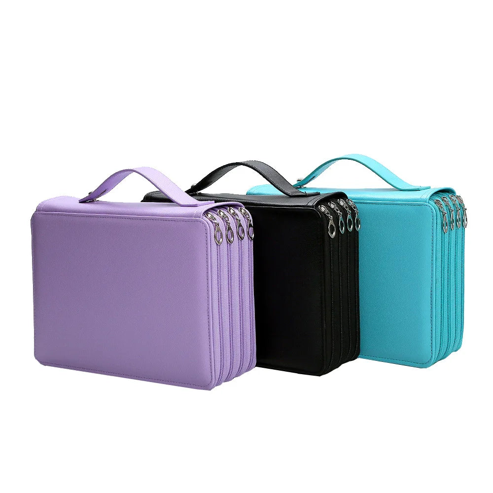 Large Capacity Multi-Slot School Pencil Case Organizer for Girls