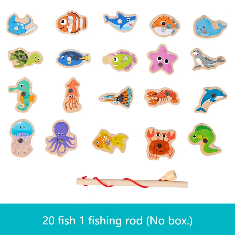 Under the Sea Wooden Fishing Toy