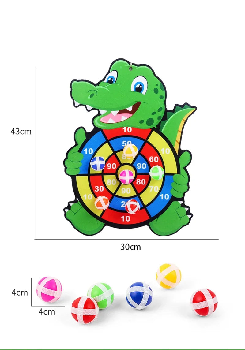 Montessori Safety Dart Board Game for Kids – Indoor Sports Toy (Ages 3-7)