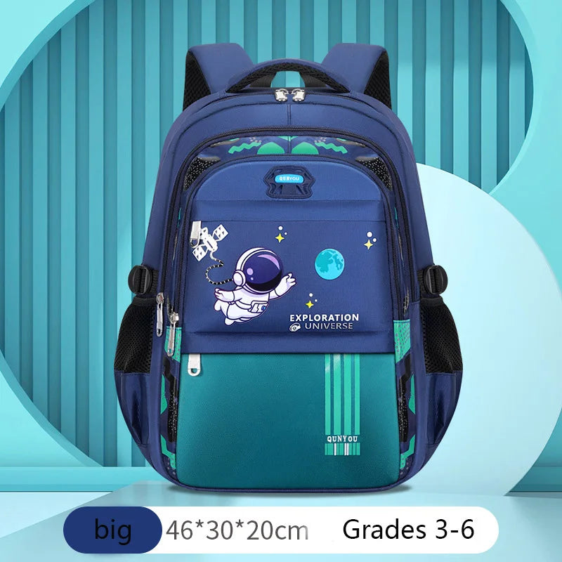 Waterproof Astronaut School Backpack for Boys